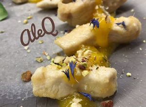Foto di Pollo al brandy con salsa al mango