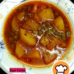 Aalo Matar (Peas &Potato) A picture of Aalo Matar (Peas &Potato).