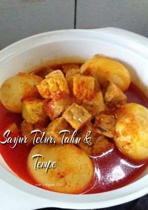 Foto resep Sayur Telur, Tahu & Tempe
