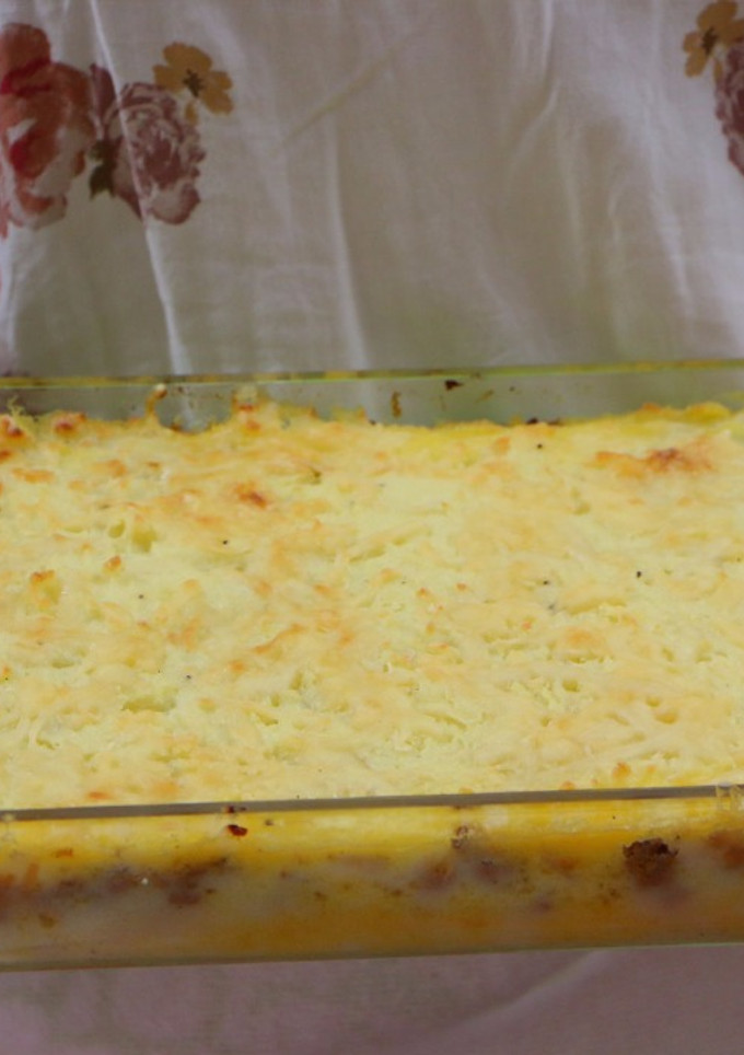 Una foto de Receta fácil de pastel de papas