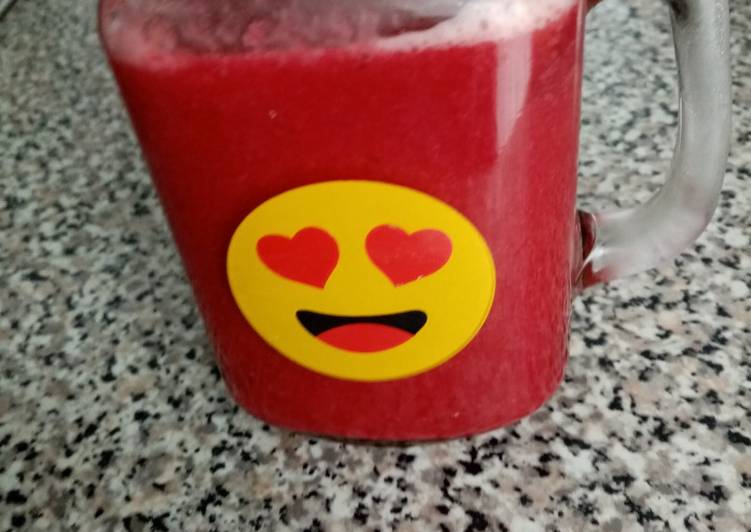 Smoothie con restos de frutas