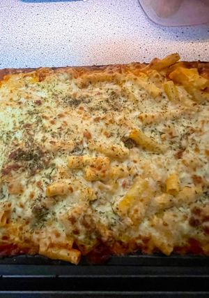 A picture of Million Dollar Baked Ziti.