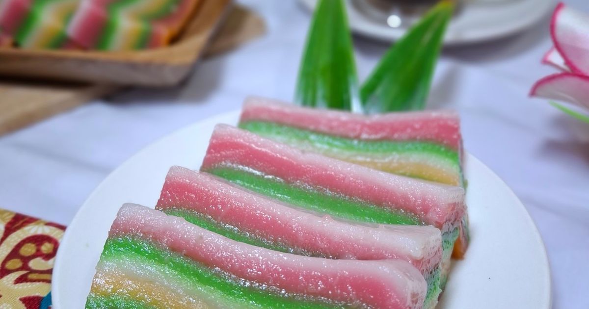 Kue Lapis Beras Maizena 🌈