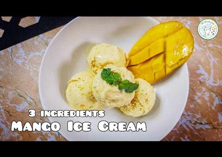 Homemade Mango Ice Cream With 3 Ingredients