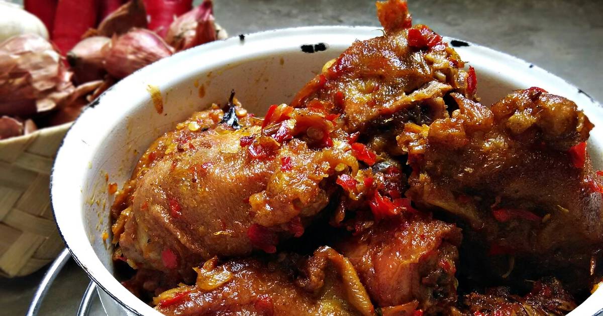 Resep Kepala Ayam  Masak  Pedas oleh Rachma Esty Utami Cookpad
