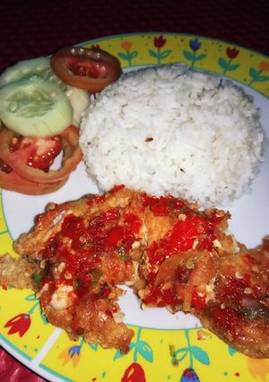Foto resep Ayam Geprek seadanya