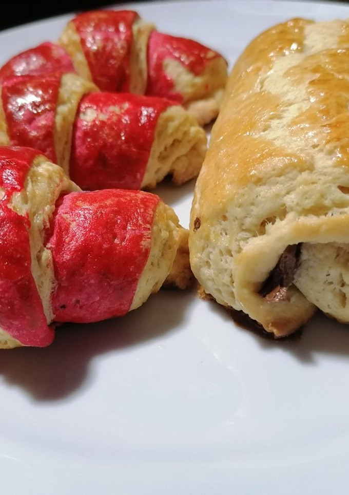 Una foto de Croissant y chocolatínes 🖤