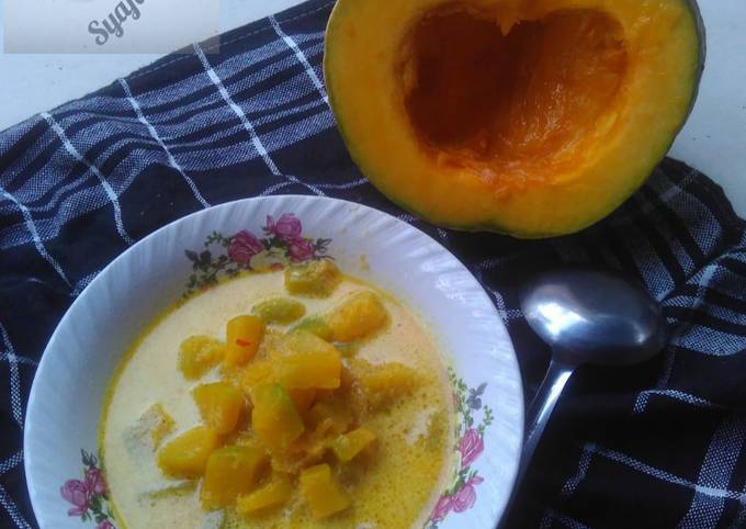 Resep: Sayur lodeh labu kuning Simpel