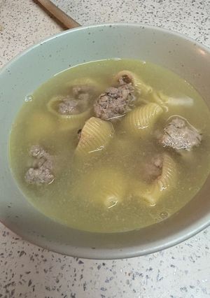 Una foto de Sopa de Galets