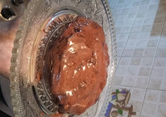 Chocolate cake without oven
