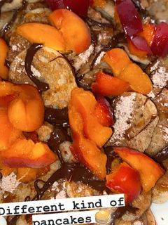 صورة لوصفة بان كيك سهل وخفيف لذيذ نباتي