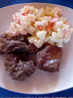 Una foto de Carne a la cacerola