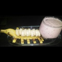 A picture of Mix fruit Lassi.