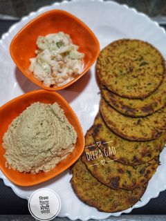 मिश्र पिठाचा मेथी पराठा (mix pithacha methi paratha recipe in marathi) रेसिपी चे मुख्य फोटो