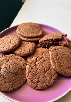 Una foto de Galletas de brownie