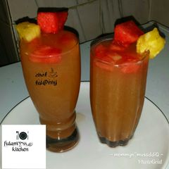 A picture of Tamarind, watermelon & pineapple juice by ful@rny"ss kitchen...