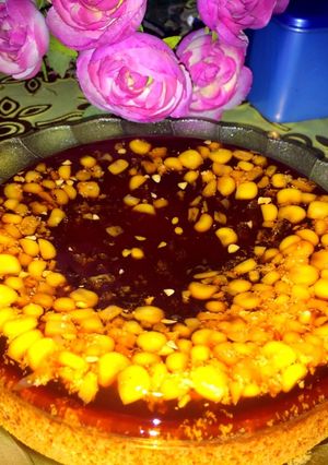 Foto resep Puding jagung gula merah pandan