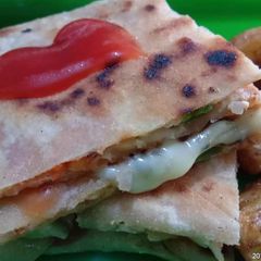 Mutabaq (The Arabic paratha) A picture of Mutabaq (The Arabic paratha).