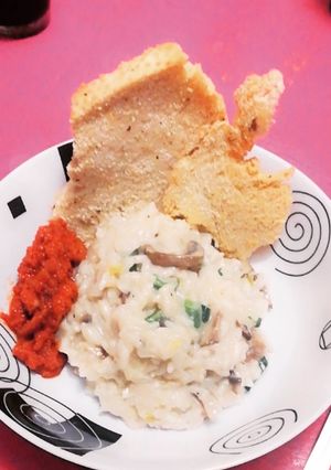 Una foto de Risotto de hongos