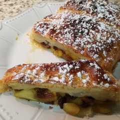 Foto principal de Strudel de manzana, higos y pasas