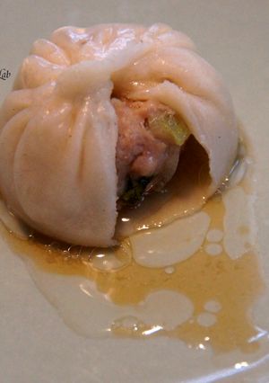 A picture of Juicy Xiao Long Bao.
