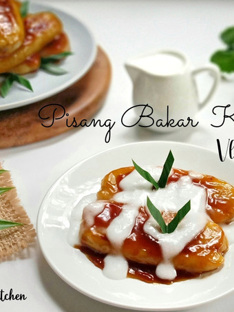 Resep Pisang Bakar Karamel Vla Santan Wajib Dicoba
