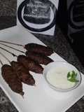 Meat kofta with naan bread