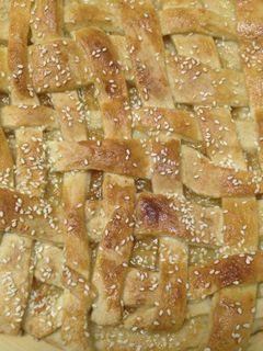 صورة لوصفة فطيره بلمربى والقشطه والجوز