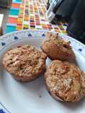 Deliciosos muffins de banana y manzana SIN Azúcar saludables para los niños y toda la familia 🩷❤️