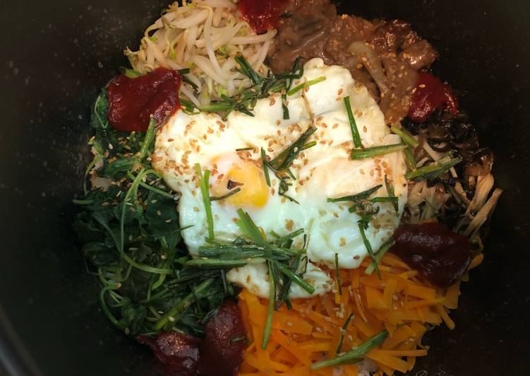 Bagaimana Membuat Bibimbap pake rice cooker 🍚 yang Bisa Manjain Lidah