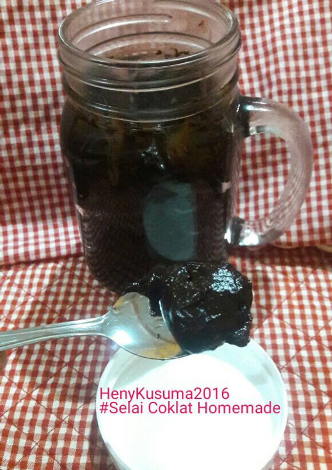Foto resep Selai Coklat Homemade (no dcc, no bahan kimia, hemat, praktis)