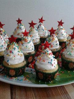 Una foto de Cupcakes Navideños