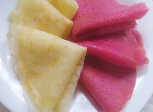 Una foto de Panqueques  De Remolacha y Clásicos De Maicena  / Sin Gluten / Sin Tacc