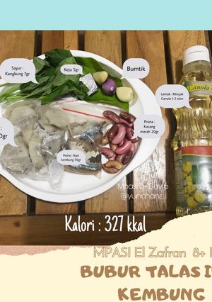 Foto resep Mpasi 8+ Day 6 : Bubur Talas Ikan Kembung