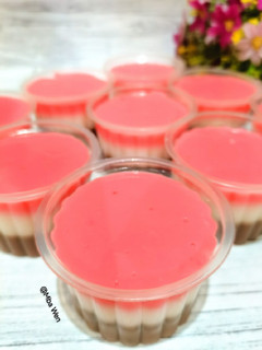 Foto resep Puding Susu Neopolitan