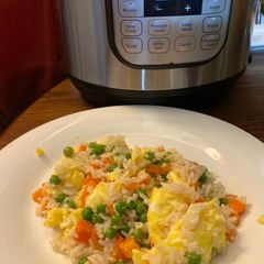 A picture of Instant Pot Hibachi Fried Rice.