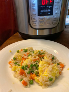A picture of Instant Pot Hibachi Fried Rice.