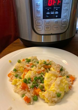 A picture of Instant Pot Hibachi Fried Rice.