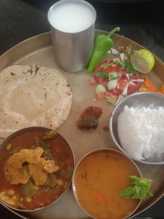 A picture of Valor Dhokli nu shake.