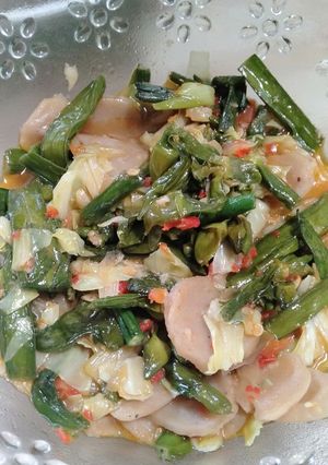 Foto resep Genjer Tumis Bakso