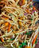 Tallarín Chop Suey vegetariano