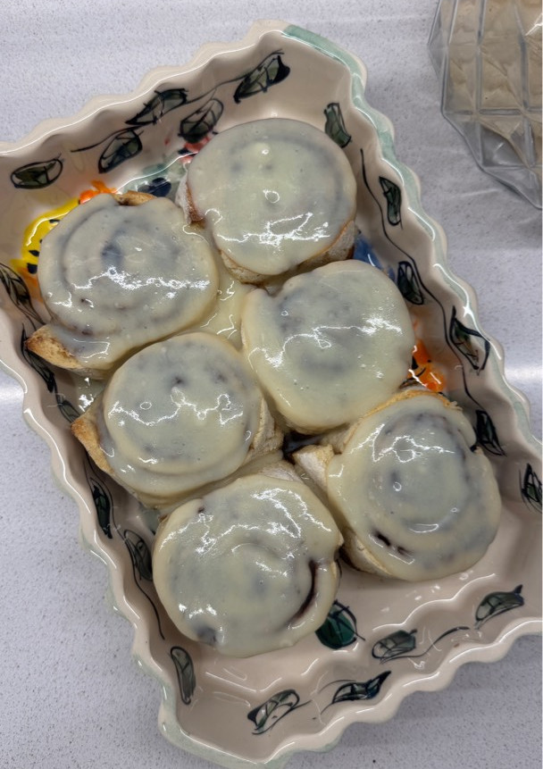 Una foto de Rollos de canela sin gluten