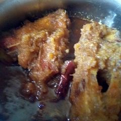 Fish curry A picture of Fish curry.