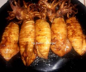Resep Populer Cumi bakar madu Paling Enak Resep Populer Cumi bakar madu Paling Enak