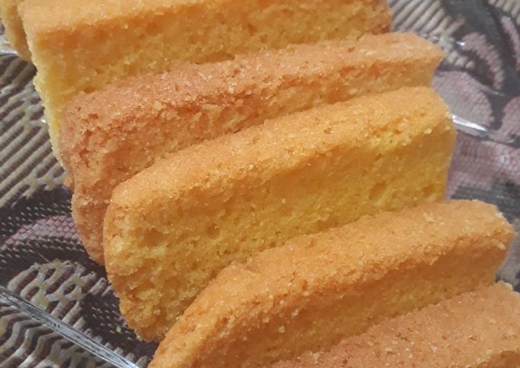 Step-by-Step Guide to Prepare Quick Bakery style cake rusk..