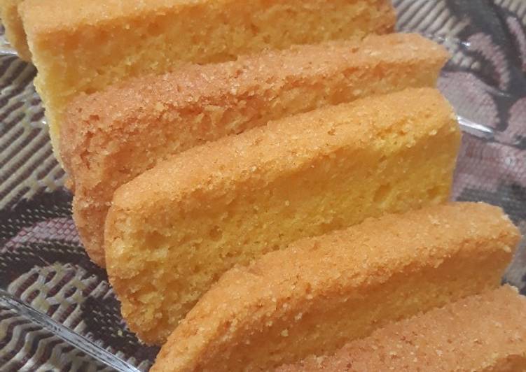 Bakery style cake rusk..