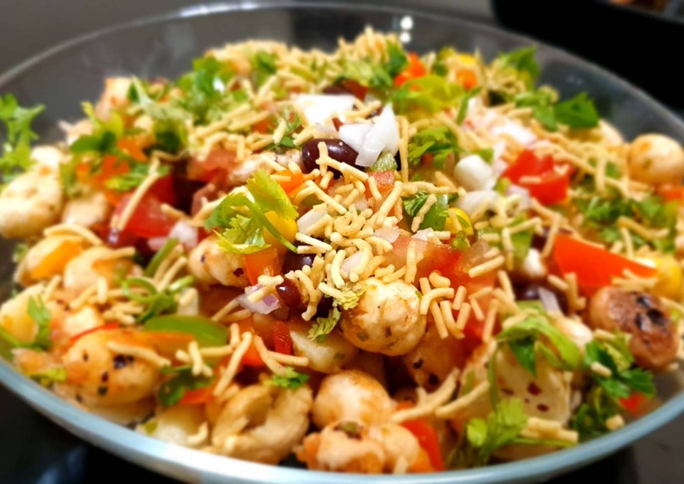 Â Mexican style Popcorn & Foxnut bhel