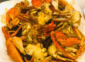 Hình của món Cua rang me.