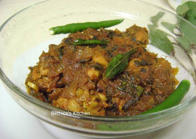 Gongura Chicken - Andhra Style
