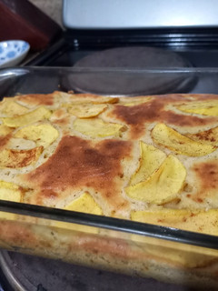Una foto de Pastel de manzana, canela y avena (libre de gluten)